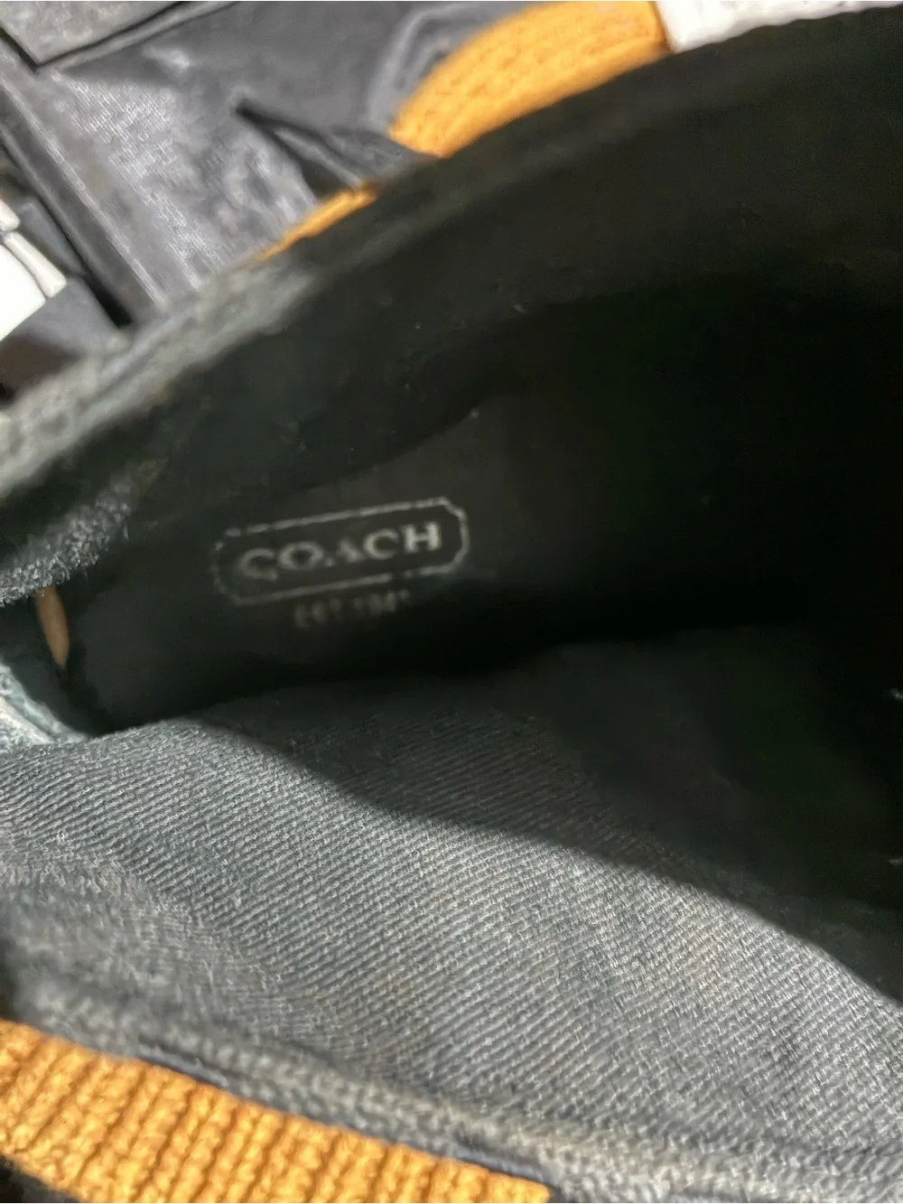 Coach Franca Signature Logo inHigh-Top Converse Sneakers C Monogram Print Sz 7.5